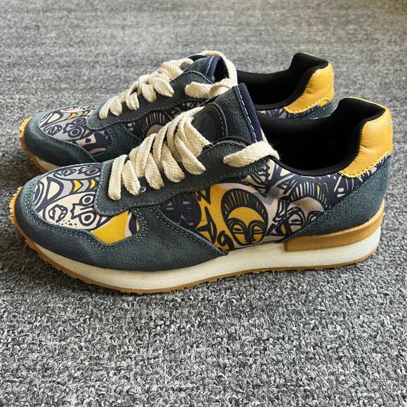 Inkkas Joggers Congo Mustard Sneakers Womens Sz 6 - Picture 4 of 11